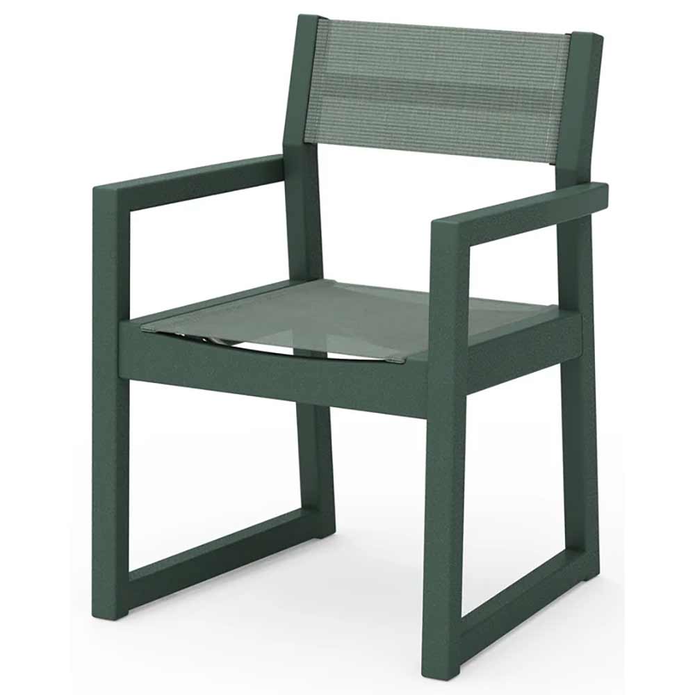 POLYWOOD® EDGE Sling Dining Arm Chair - EMD290