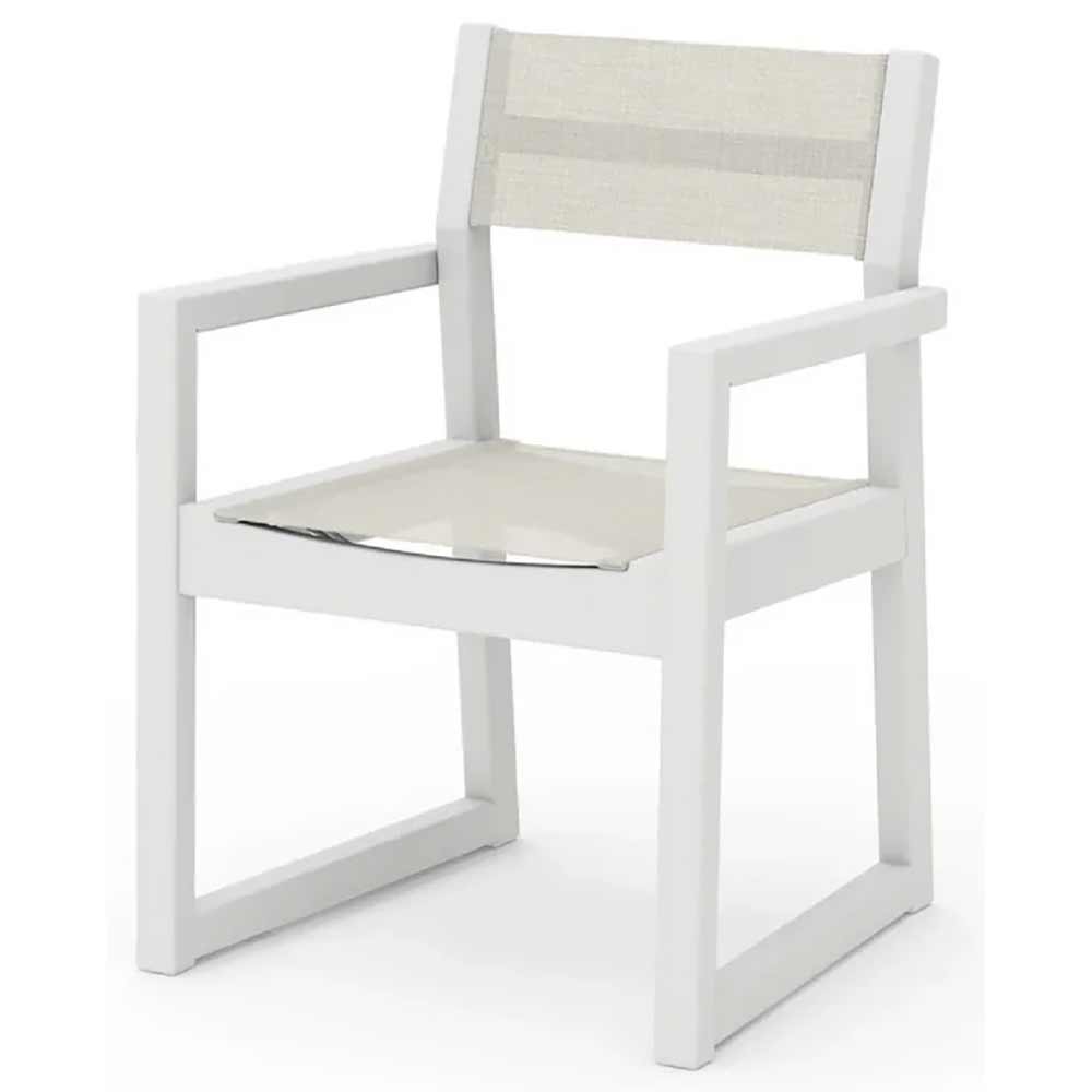 POLYWOOD® EDGE Sling Dining Arm Chair - EMD290