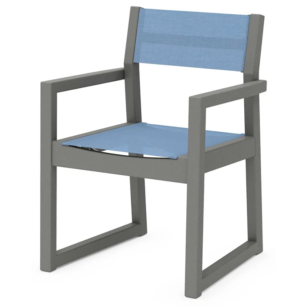 POLYWOOD® EDGE Sling Dining Arm Chair - EMD290