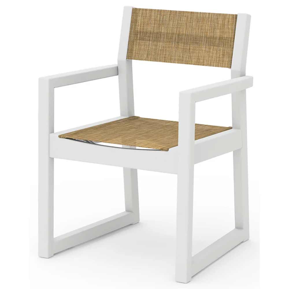 POLYWOOD® EDGE Sling Dining Arm Chair - EMD290