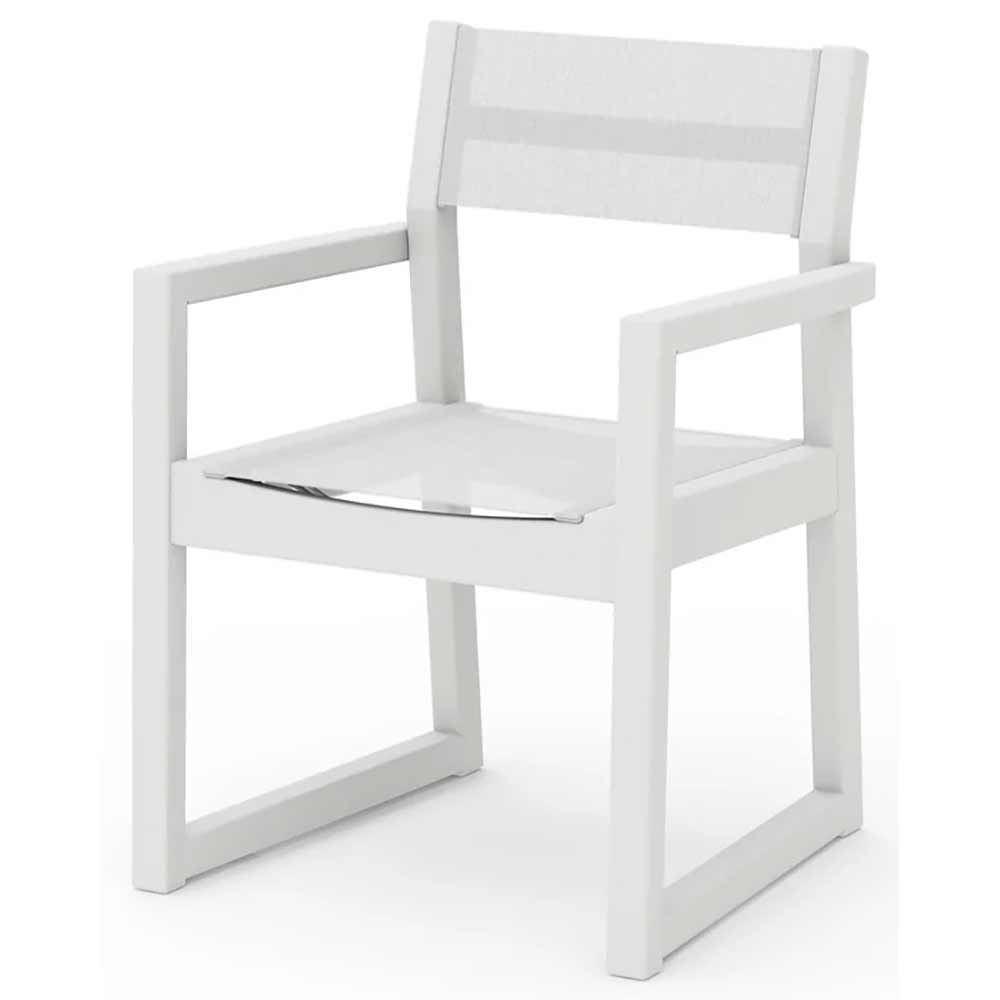 POLYWOOD® EDGE Sling Dining Arm Chair - EMD290