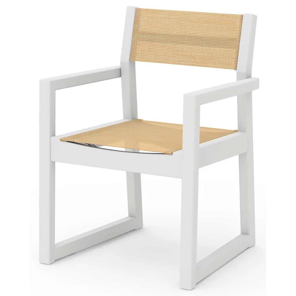 POLYWOOD® EDGE Sling Dining Arm Chair - EMD290