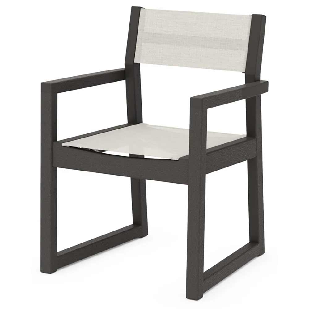 POLYWOOD® EDGE Sling Dining Arm Chair - EMD290