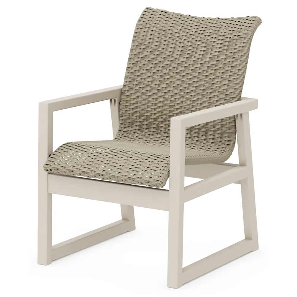 POLYWOOD® EDGE Woven Dining Arm Chair - EMD240