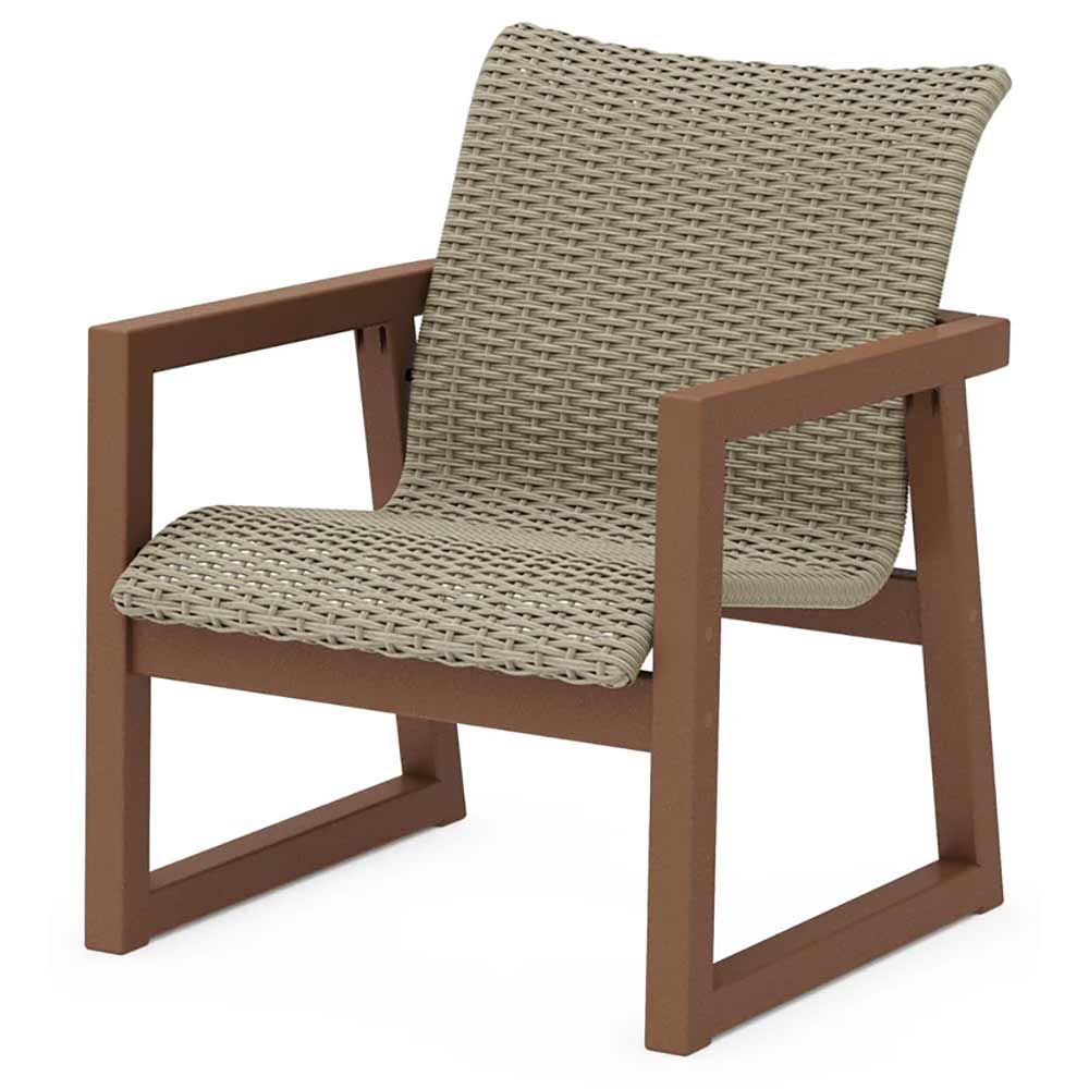POLYWOOD® EDGE Woven Lounge Chair - EMD340