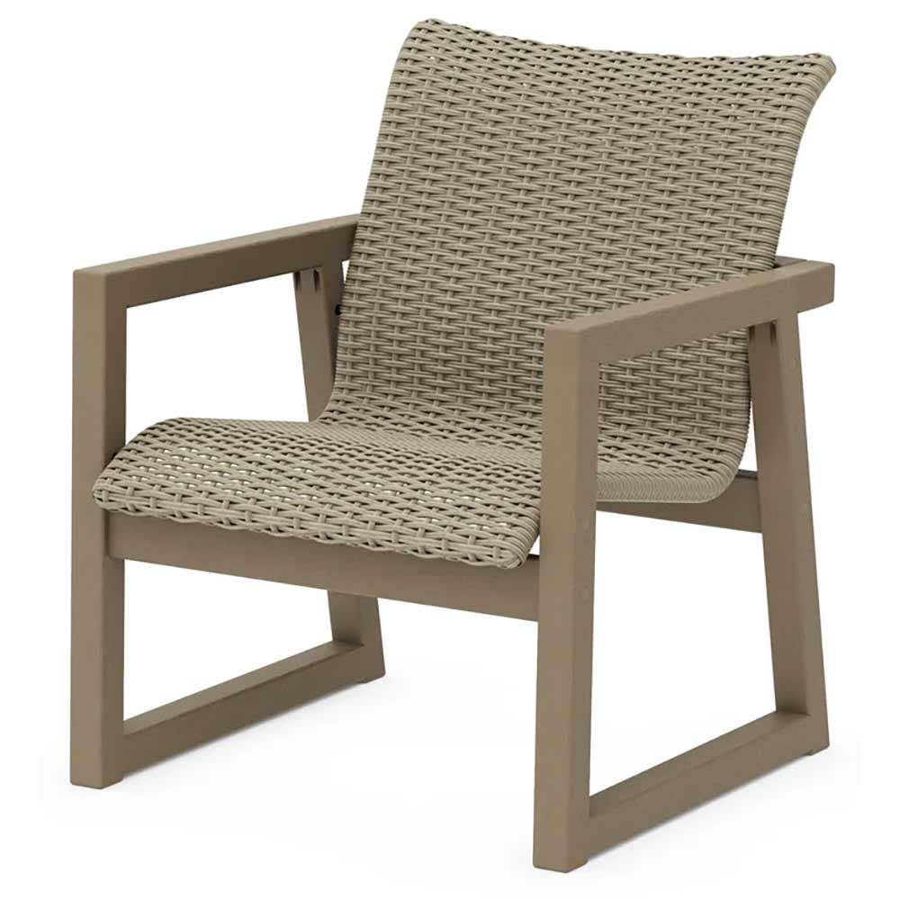 POLYWOOD® EDGE Woven Lounge Chair - EMD340