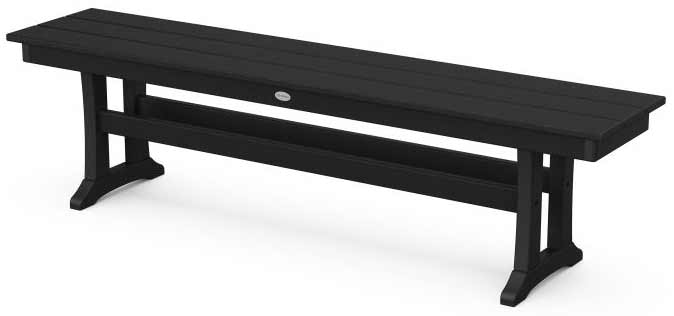 POLYWOOD® Farmhouse Trestle 65" Bench - PL36-T1L1 Benches POLYWOOD®