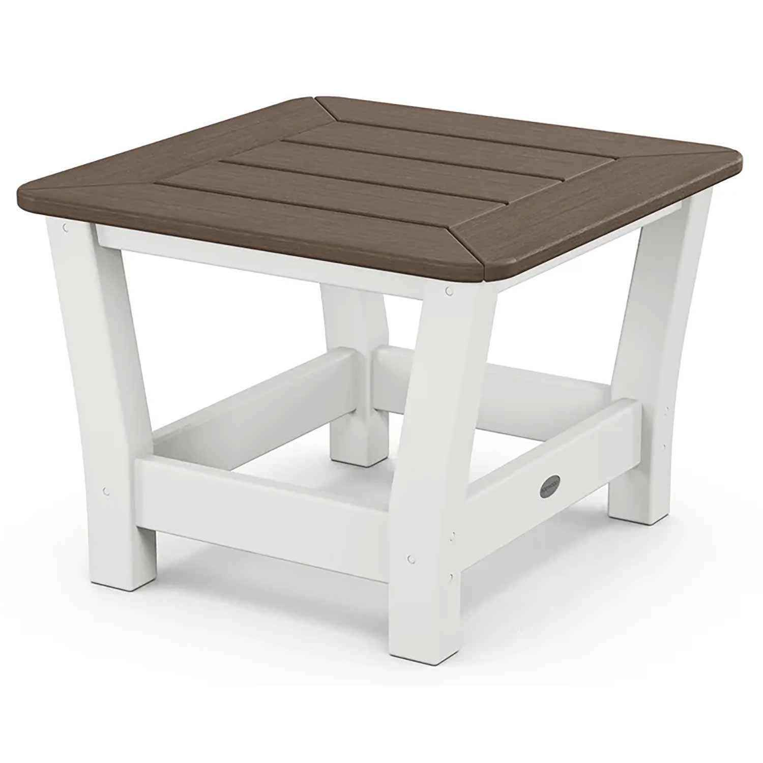 POLYWOOD® Coffee Table POLYWOOD® Harbour Slat End Table - Select Accents - 4018