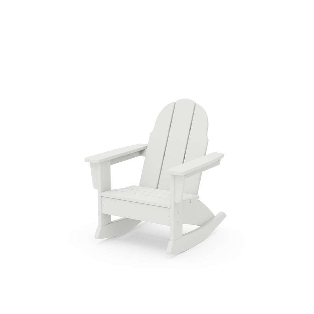 Kids Vineyard Adirondack Rocking Chair - White