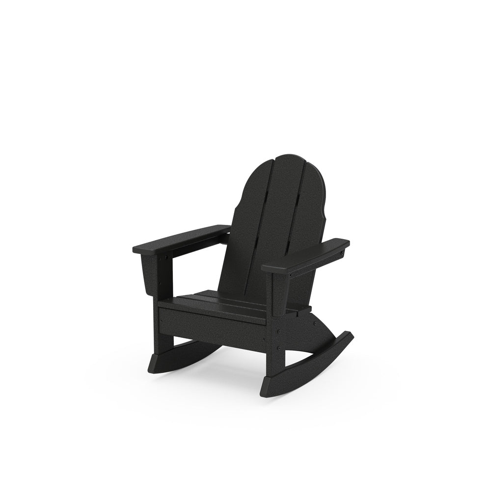 Kids Vineyard Adirondack Rocking Chair - Black