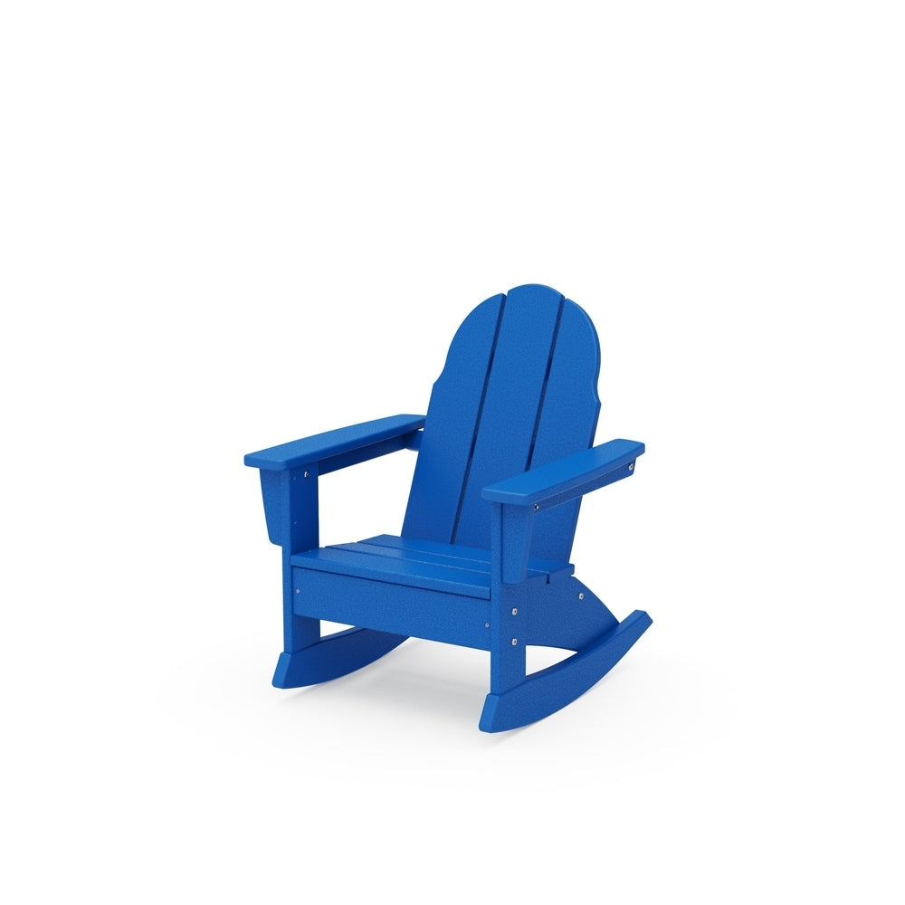 Kids Vineyard Adirondack Rocking Chair - Pacific Blue