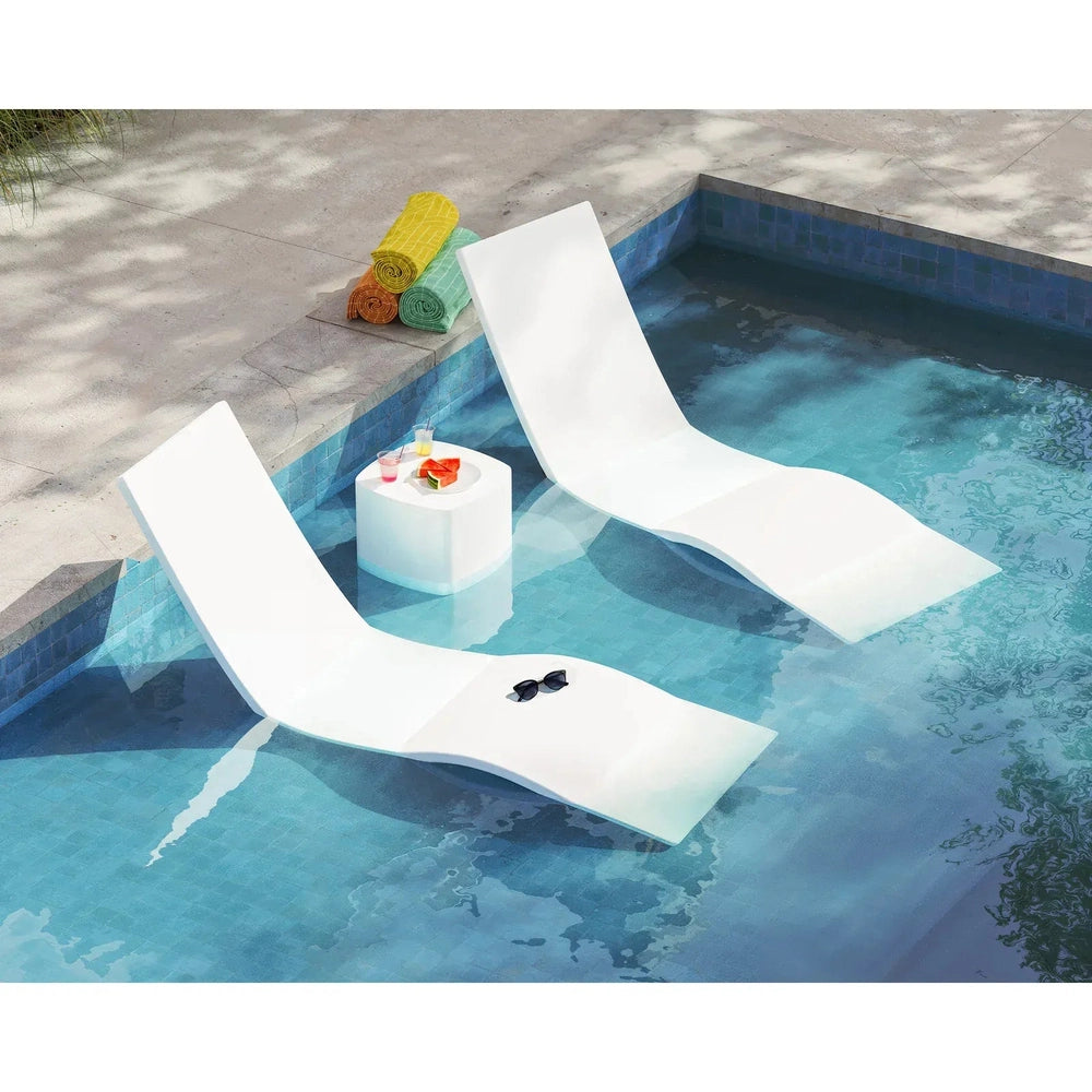 POLYWOOD® Laguna 3-Piece In-Pool Chaise Lounge Set - PWS2939-1 chairs POLYWOOD®