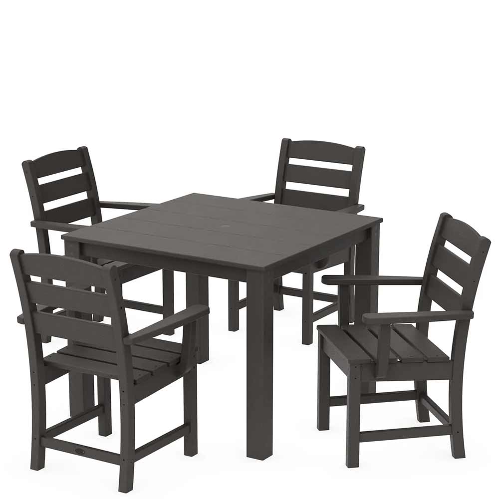 POLYWOOD® Lakeside 5-Piece Parsons Dining Set - PWS2288-1
