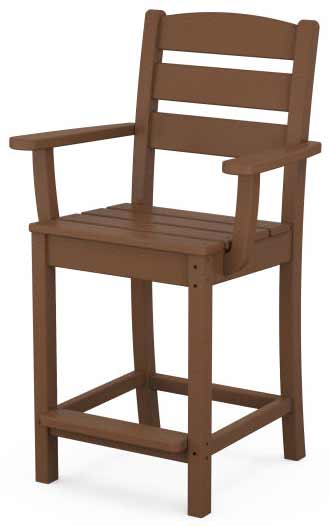 POLYWOOD® Lakeside Counter Arm Chair - TLD201 Chair POLYWOOD®
