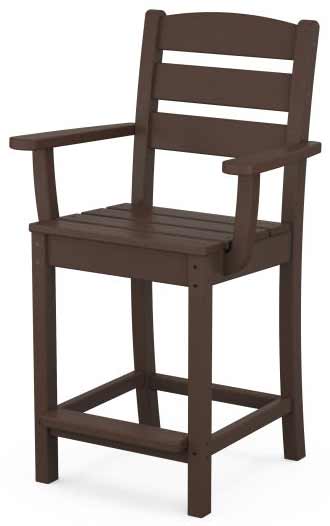 POLYWOOD® Lakeside Counter Arm Chair - TLD201 Chair POLYWOOD®