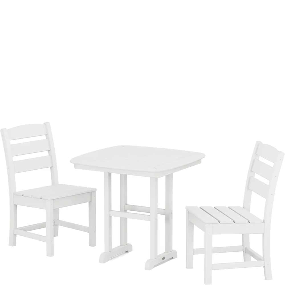 POLYWOOD® Lakeside Side Chair 3-Piece Dining Set - PWS1213-1 Dining Set POLYWOOD®