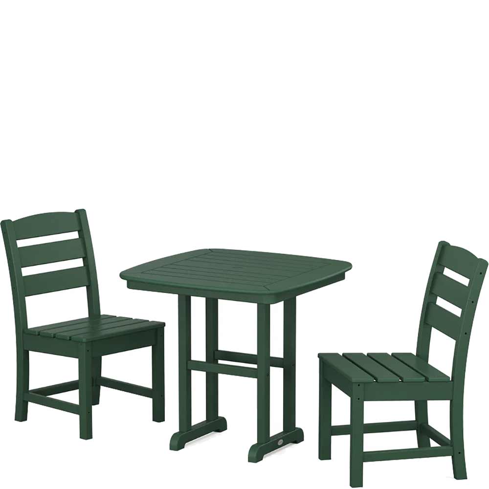 POLYWOOD® Lakeside Side Chair 3-Piece Dining Set - PWS1213-1 Dining Set POLYWOOD®