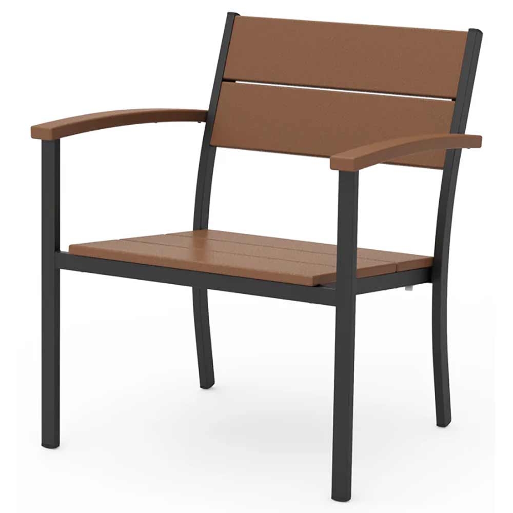 POLYWOOD® - Main Street Stacking Lounge Arm Chair - AL310 Outdoor Furniture POLYWOOD®