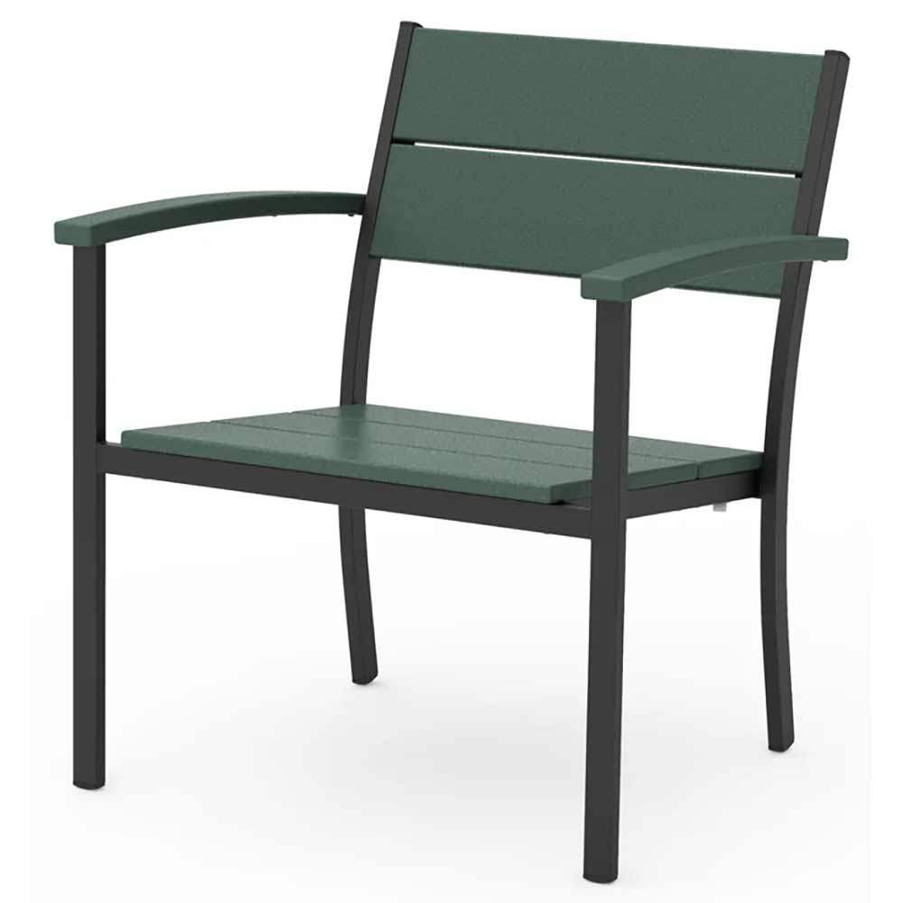 POLYWOOD® - Main Street Stacking Lounge Arm Chair - AL310 Outdoor Furniture POLYWOOD®