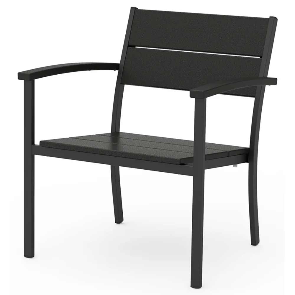 POLYWOOD® - Main Street Stacking Lounge Arm Chair - AL310 Outdoor Furniture POLYWOOD®