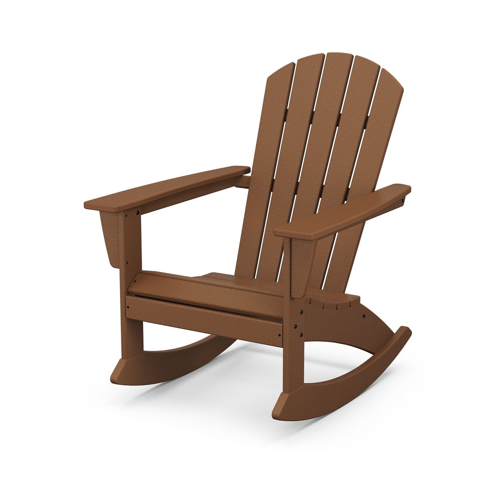 Nautical Adirondack Rocking Chair - Teak