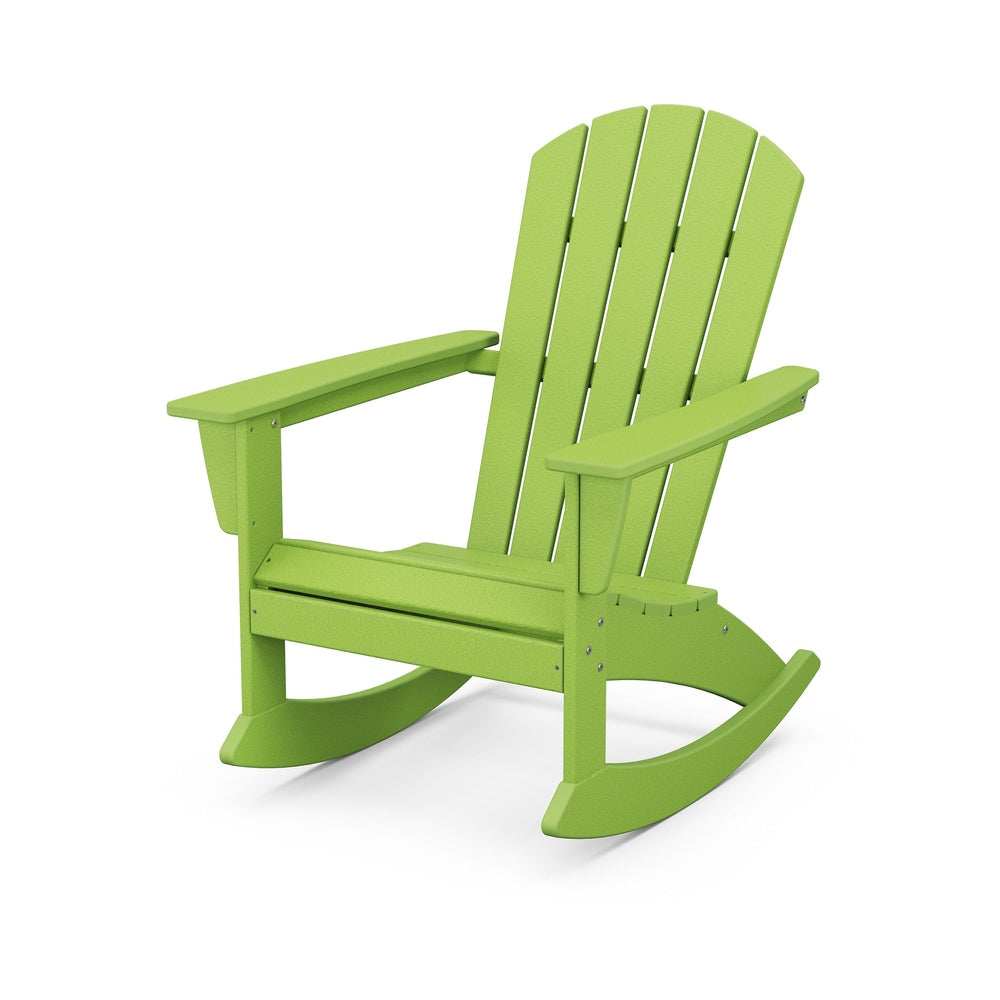 Nautical Adirondack Rocking Chair - Lime