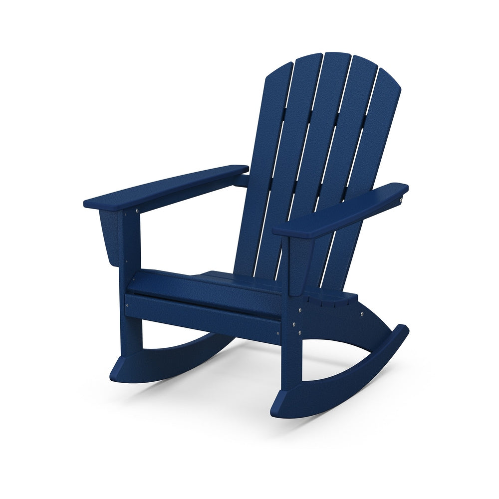 Nautical Adirondack Rocking Chair - Navy