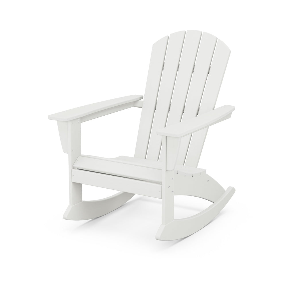 Nautical Adirondack Rocking Chair - Vintage White
