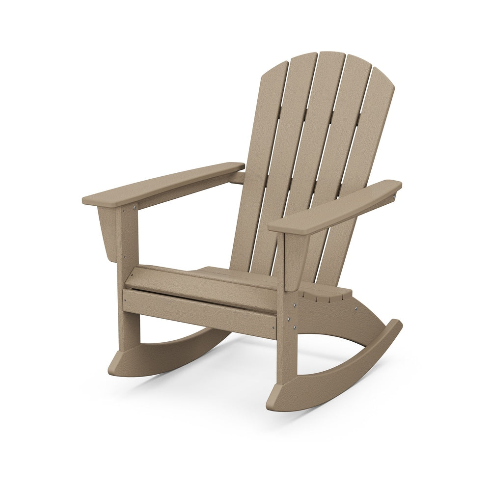 Nautical Adirondack Rocking Chair - Vintage Sahara
