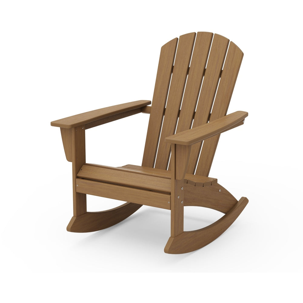 Nautical Adirondack Rocking Chair - Natural