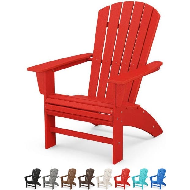 POLYWOOD® Nautical Curveback Adirondack Chair - AD610 Adirondack Chair POLYWOOD®