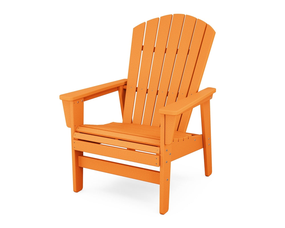 Nautical Grand Upright Adirondack Chair - Tangerine