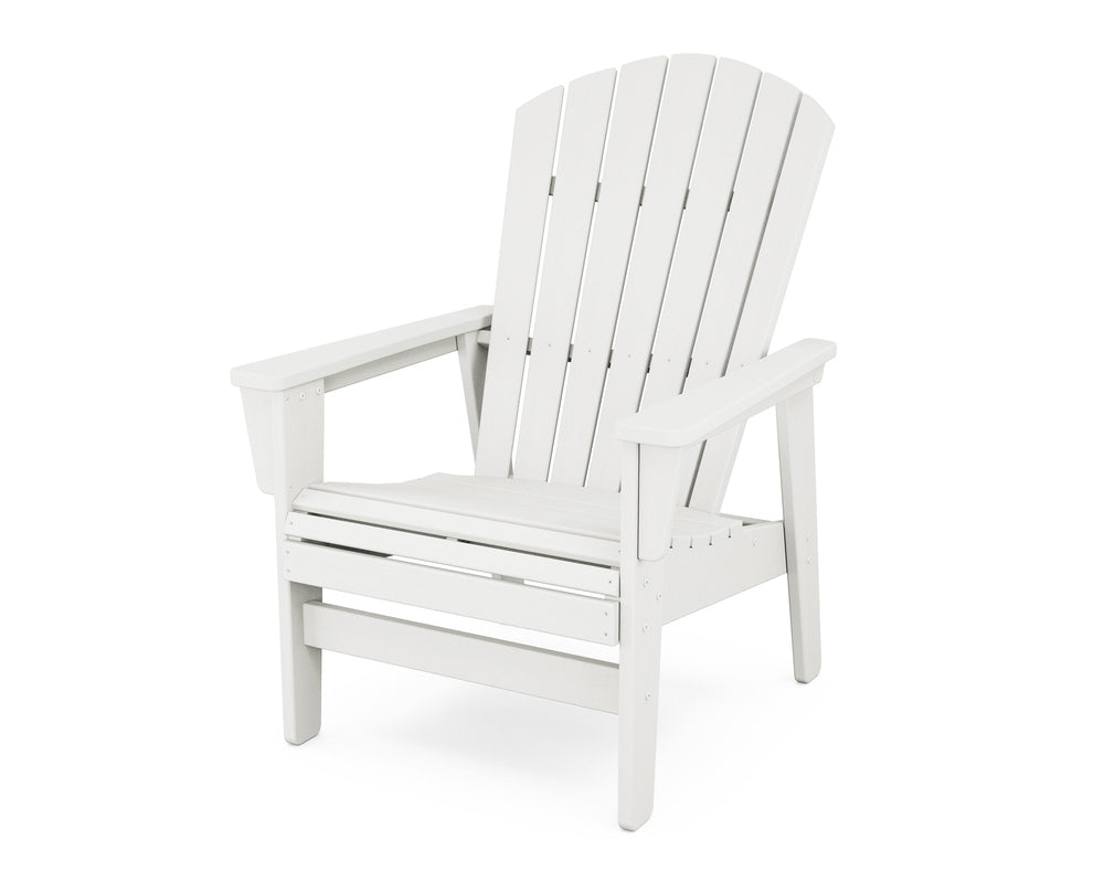 Nautical Grand Upright Adirondack Chair - Vintage White