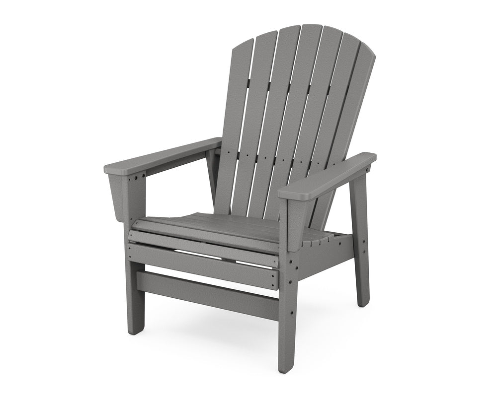 Nautical Grand Upright Adirondack Chair - Slate Grey