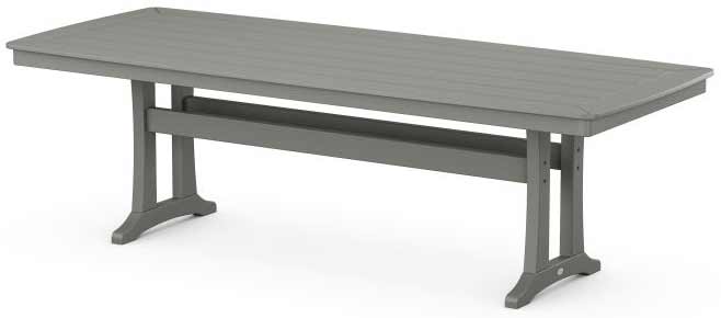 POLYWOOD® Nautical Trestle 39" x 97" Dining Table - PL84-T2L1 Table POLYWOOD®