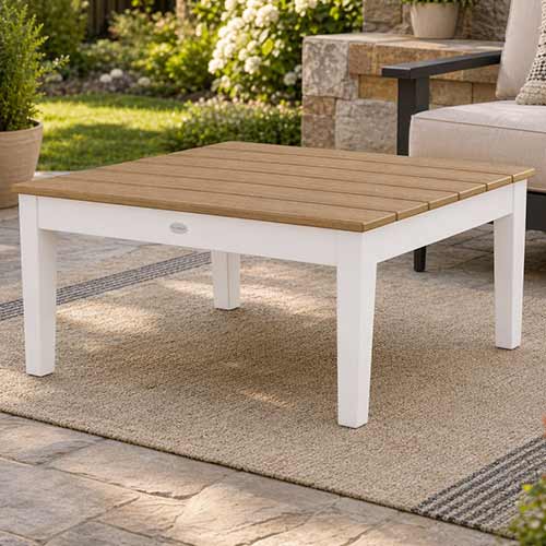 POLYWOOD® Newport 36" Conversation Table - Select Accents - MNT36