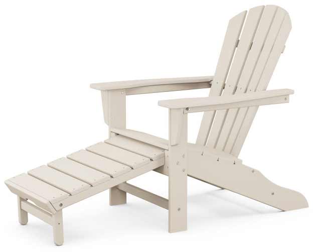 POLYWOOD® Palm Coast Ultimate Adirondack with Hideaway Ottoman - HNA15 Adirondack Chair POLYWOOD®