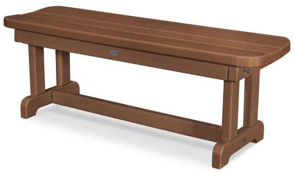 POLYWOOD® Park 48" Backless Bench - PBB48 Benches POLYWOOD®
