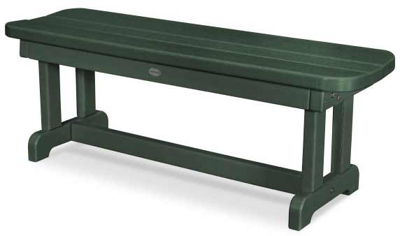 POLYWOOD® Park 48" Backless Bench - PBB48 Benches POLYWOOD®