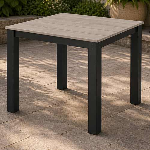 POLYWOOD® Parsons 38" X 38" Dining Table - Select Accents - DT3838-T15