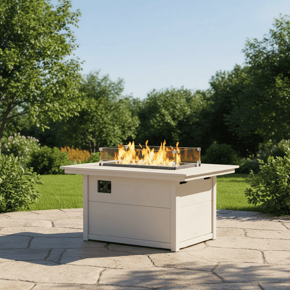 POLYWOOD® Rectangle 34" X 46" Fire Pit Table - CTF3446RECT Fire Table POLYWOOD®