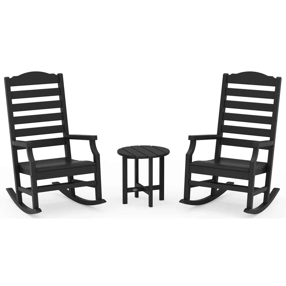 POLYWOOD® - Savannah 3-Piece Rocking Chair Set - PWS2808 Patio Set POLYWOOD®