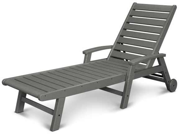 POLYWOOD® Signature Chaise with Wheels - SW2280 Chaise POLYWOOD®