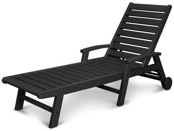 POLYWOOD® Signature Chaise with Wheels - SW2280 Chaise POLYWOOD®