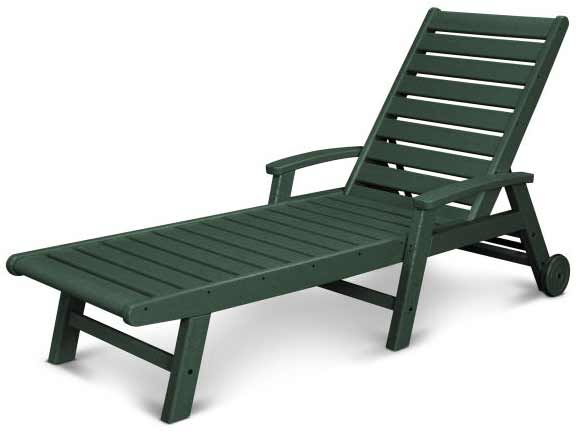 POLYWOOD® Signature Chaise with Wheels - SW2280 Chaise POLYWOOD®