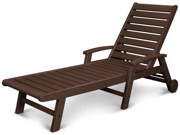 POLYWOOD® Signature Chaise with Wheels - SW2280 Chaise POLYWOOD®