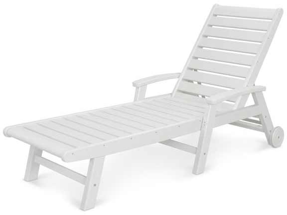 POLYWOOD® Signature Chaise with Wheels - SW2280 Chaise POLYWOOD®