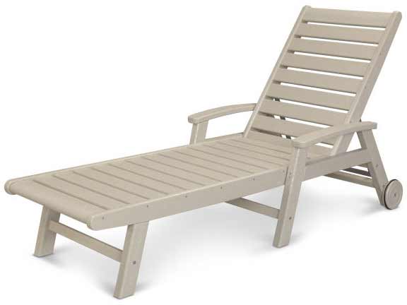 POLYWOOD® Signature Chaise with Wheels - SW2280 Chaise POLYWOOD®