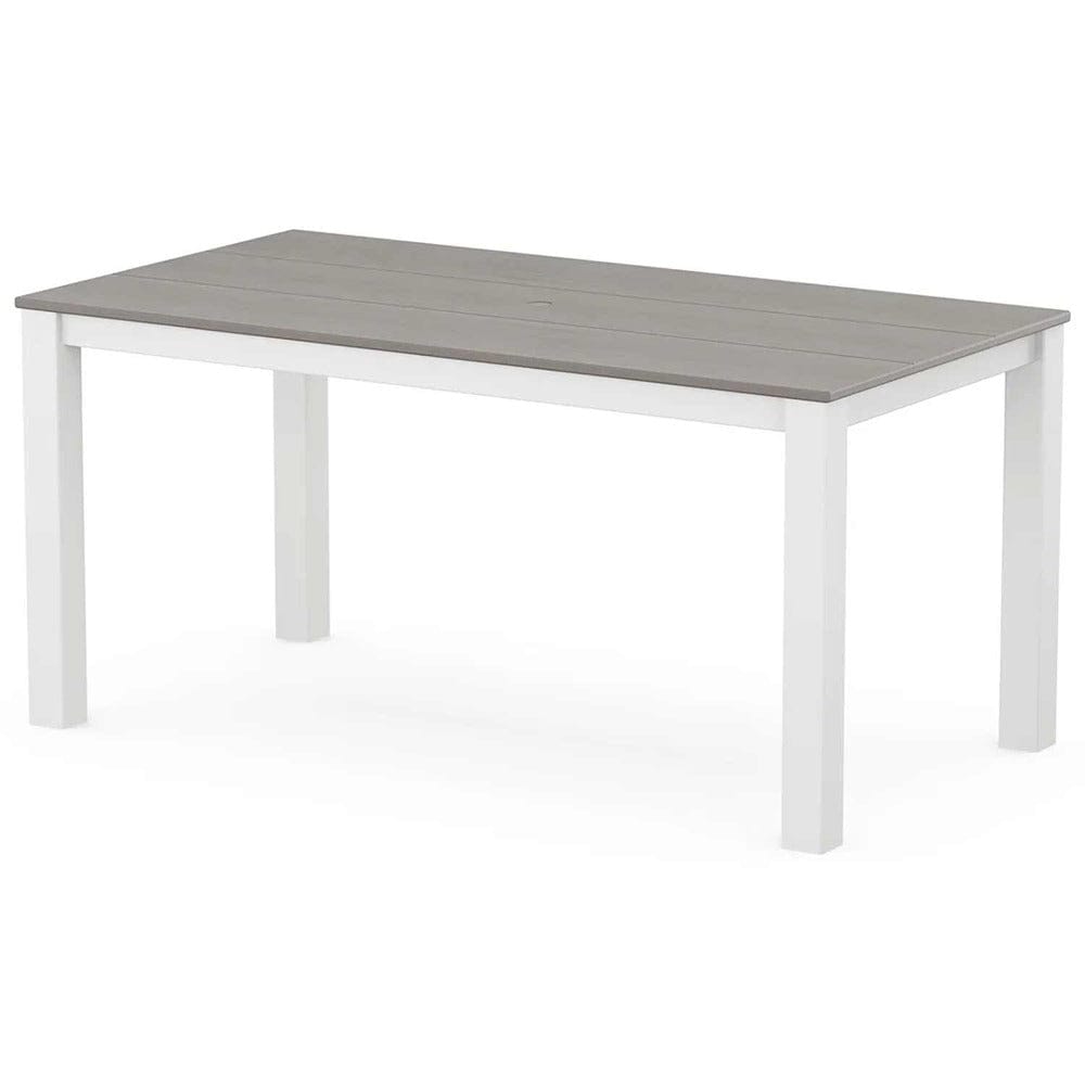 POLYWOOD® Studio Parsons 34" X 64" Dining Table - Select Accents - DT3464-T14 Table POLYWOOD®