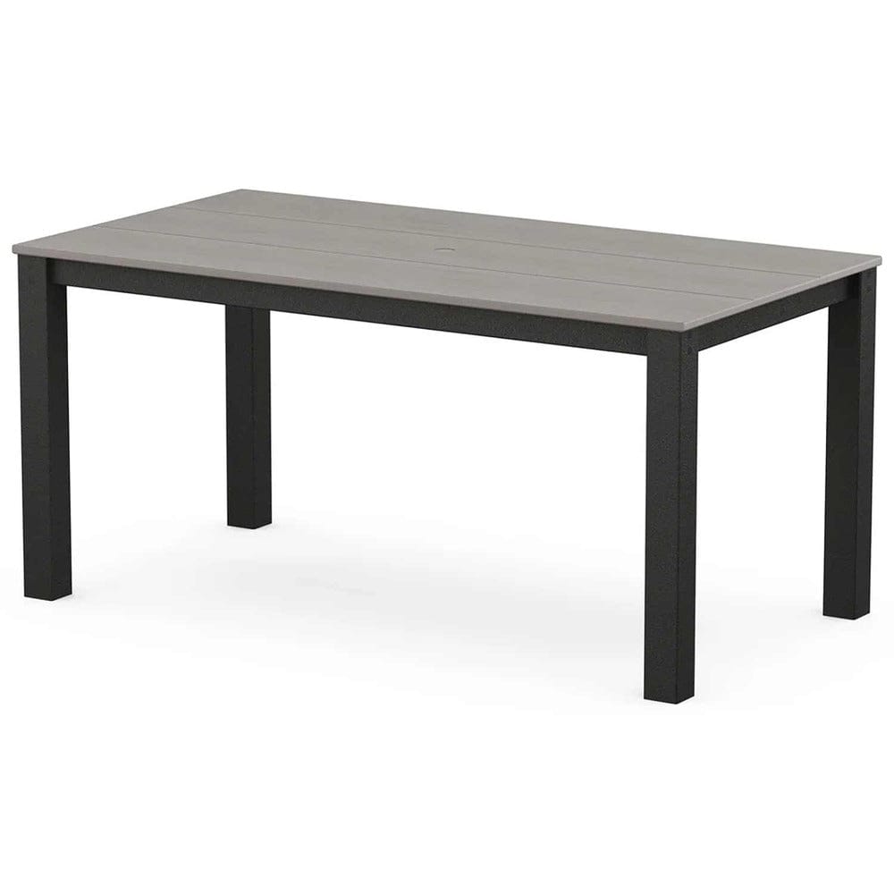 POLYWOOD® Studio Parsons 34" X 64" Dining Table - Select Accents - DT3464-T14 Table POLYWOOD®